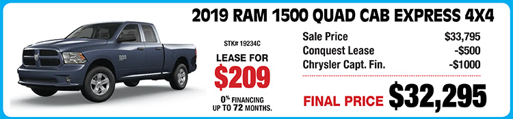 2019 Ram 1500 Quad Cab Express