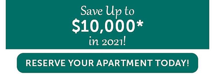 Save up to $10,000* in 2021!