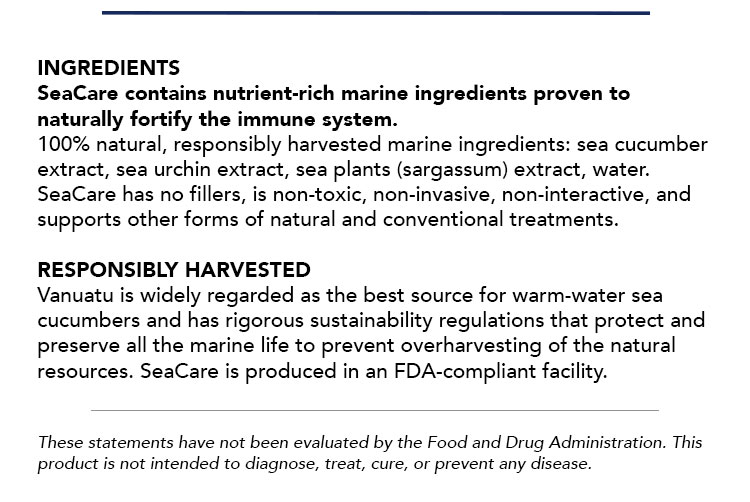 SeaCare is responsibly harvested