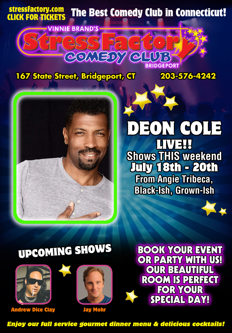 Deon Cole Live!! Click for tickets