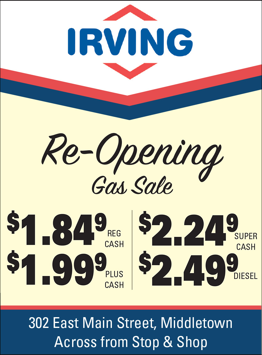 IRVING Re-Opening Gas Sale
