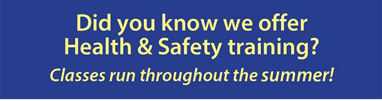 Did you know we offer Health & Safety training?