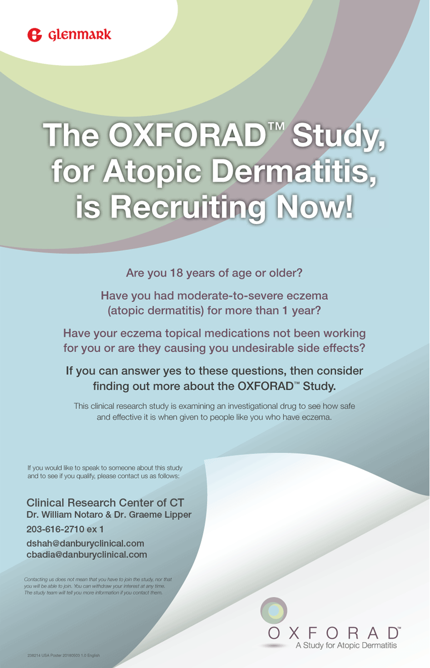 Study for Atopic Dermatitis - Recruiting Now!
