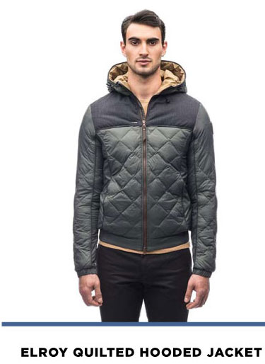 Elroy Quilted Hooded Jacket