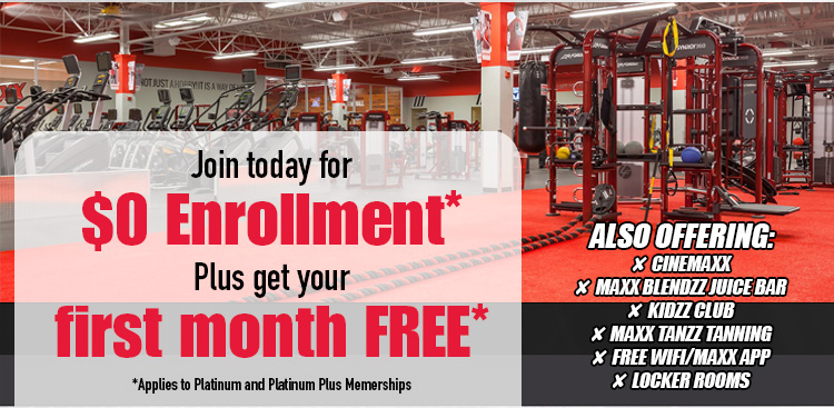 $0 ENROLLMENT PLUS FIRST MONTH FREE*