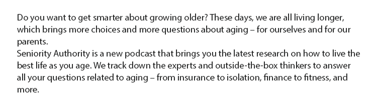 Do you want to get smarter about growing older?