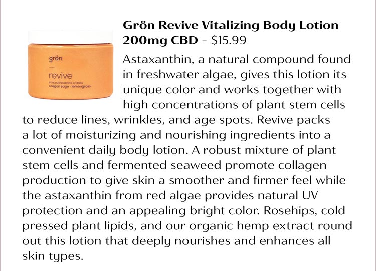 Gron Revive Vitalizing Body Lotion